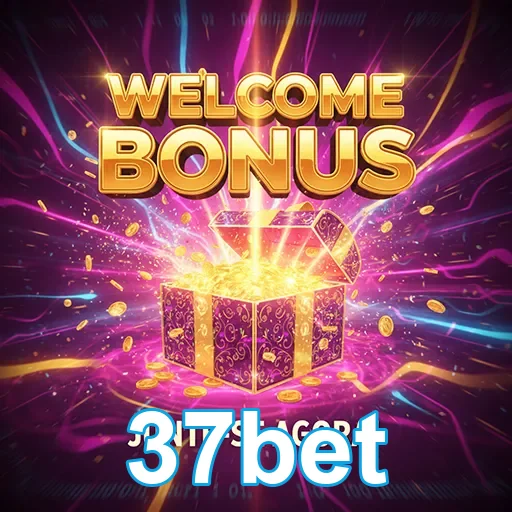 Imagem promocional do site 37bet destacando oferta de bônus, com destaque para o código Bonus05.