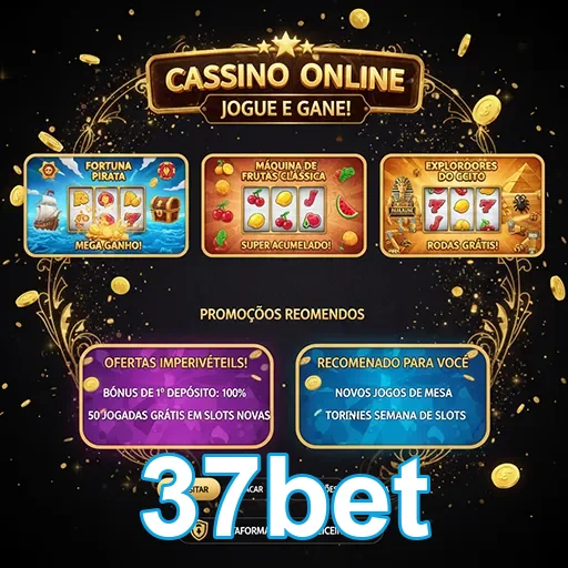 Tela de login rápido e seguro em cassino mobile 37bet